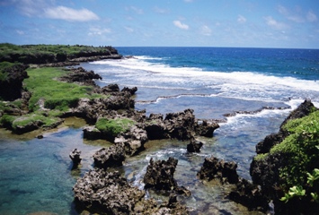 This photo of a coral gulley in Guam (US Territory) was taken by Ben, a New Jersey photographer.